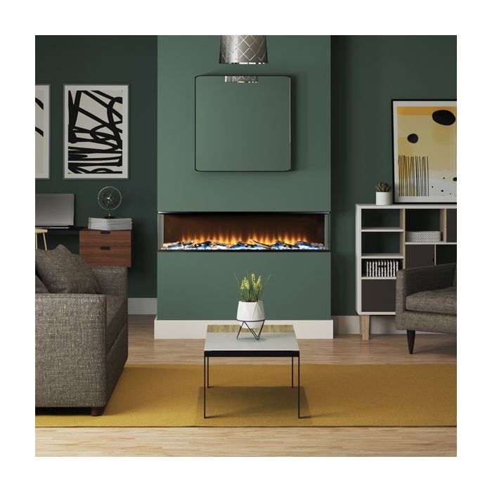 FLARE Collection by Be Modern Invision 1250 1-2-3 Sided Electric Fire