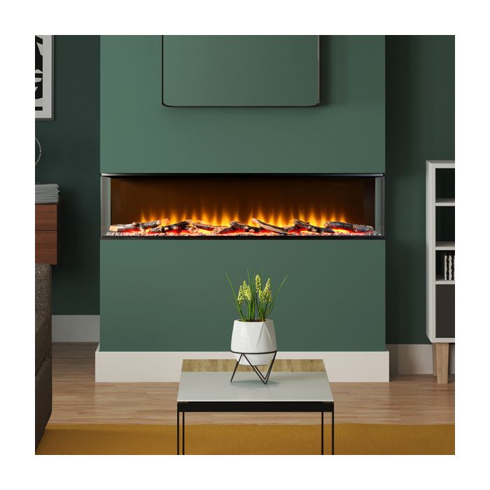 FLARE Collection by Be Modern Invision 1250 1-2-3 Sided Electric Fire