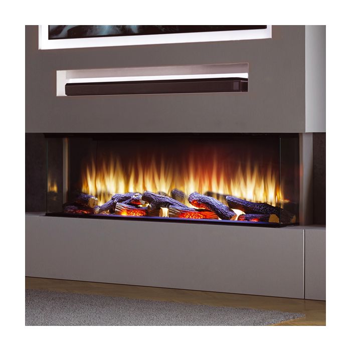 Charlton & Jenrick iRange i1250e Deep 1-2-3 Sided Electric Fire
