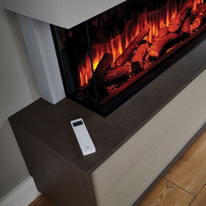 Katell Modena Luminosa 69" Electric Fireplace Media Unit