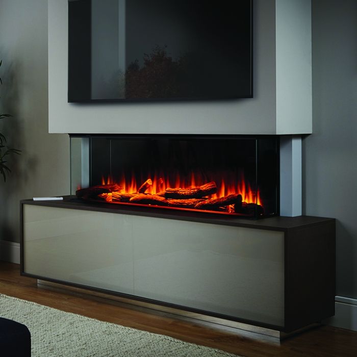 Katell Modena Luminosa 69" Electric Fireplace Media Unit