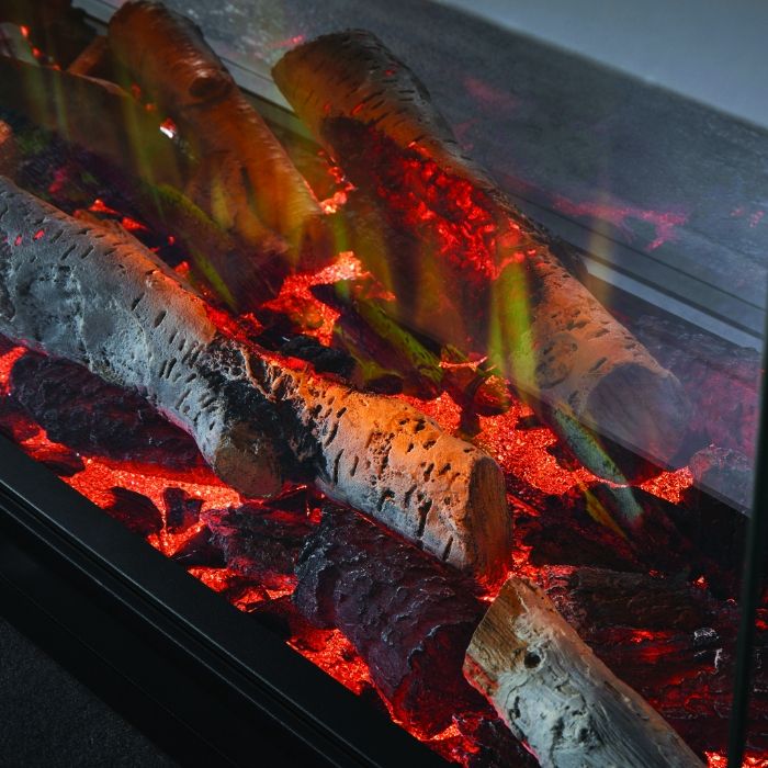 Katell Modena Luminosa 69" Electric Fireplace Media Unit