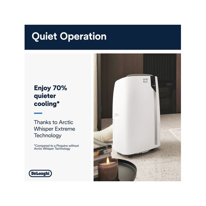 DELONGHI Pinguino EX93 Extreme 9400 BTU Portable Air Conditioner, Fan & Dehumidifier