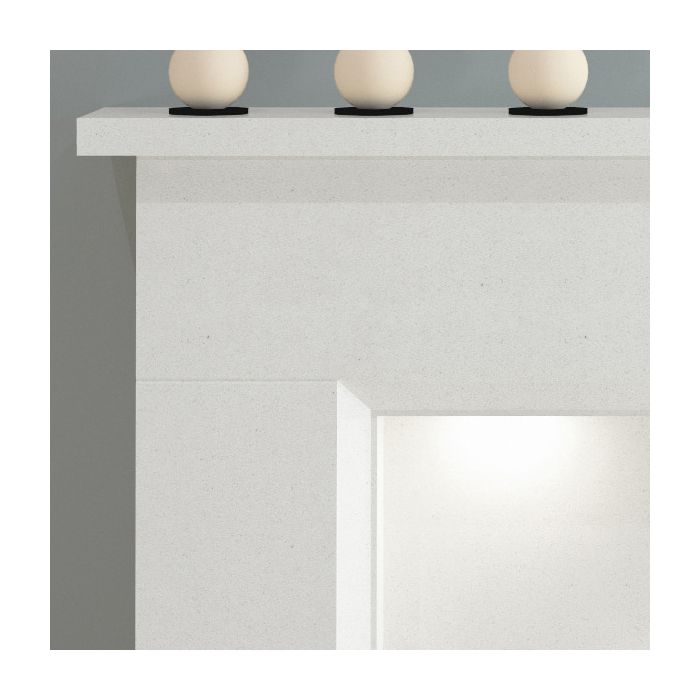 FLARE Collection by Be Modern Madalyn Marble Electric Fireplace Suite