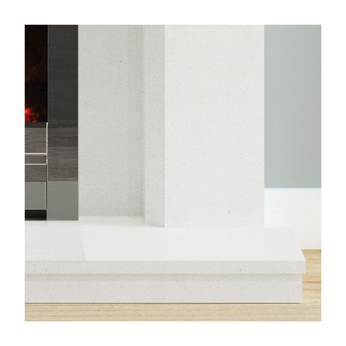 FLARE Collection by Be Modern Madalyn Marble Electric Fireplace Suite