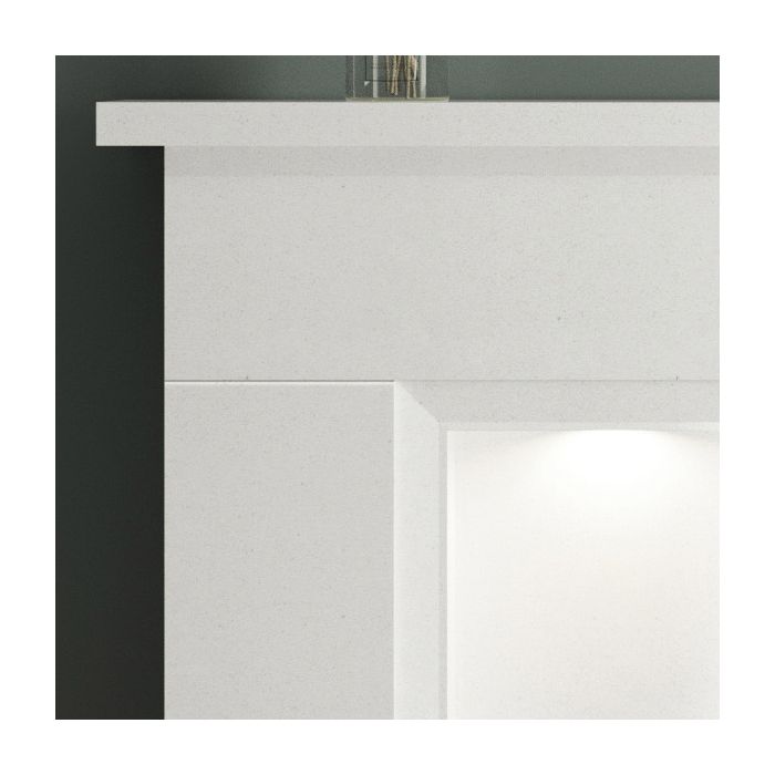 FLARE Collection by Be Modern Madalyn Marble Fireplace