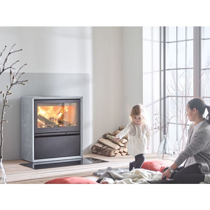 Contura 320T  Soapstone Ecodesign Ready Wood Burning Stove