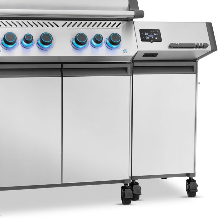 Napoleon Prestige Connected Gas BBQ with Under Side Table Cabinets | NEW FOR 2026