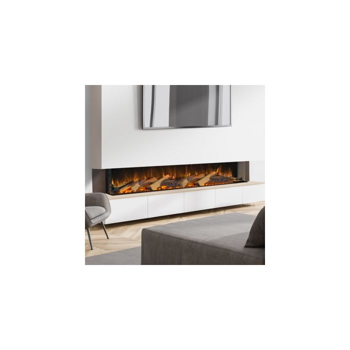 Legend Nero 1500 inset 1-2-3 Sided Electric Fire