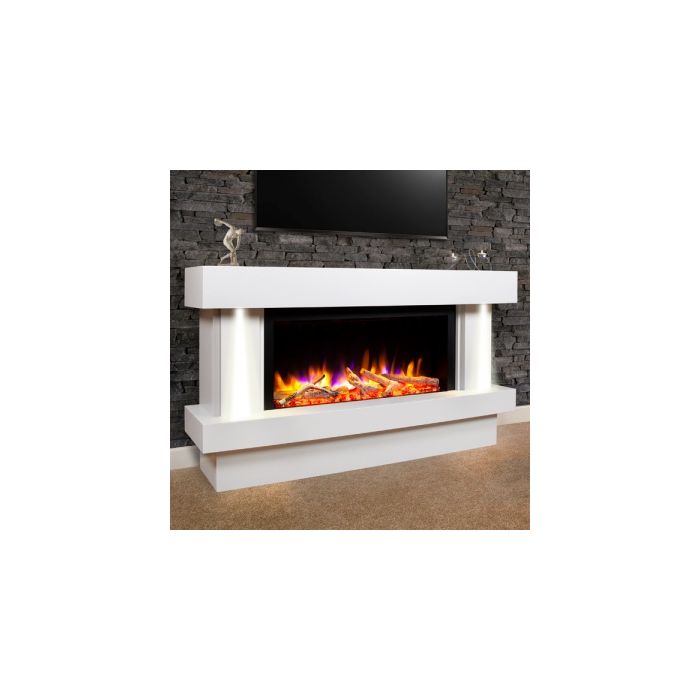 Celsi Ultiflame VR Orbital Illumia 800 Electric Fireplace Suite