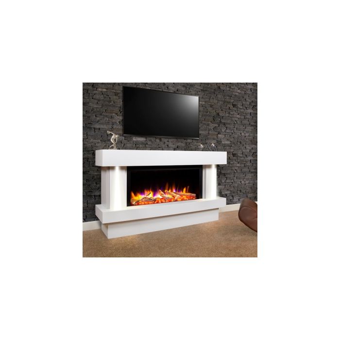 Celsi Ultiflame VR Orbital Illumia 800 Electric Fireplace Suite
