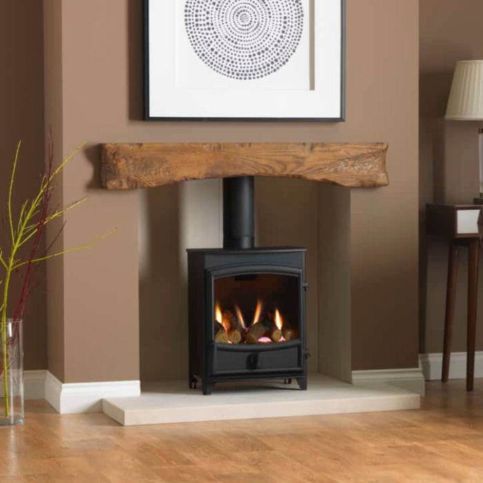 Paragon Curved Door Gas Stove Conventional Flue