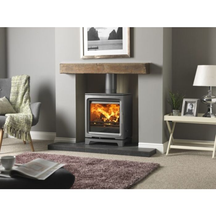 Purevision BPV5W Wide Slimline Free-Standing Multi-Fuel Stove