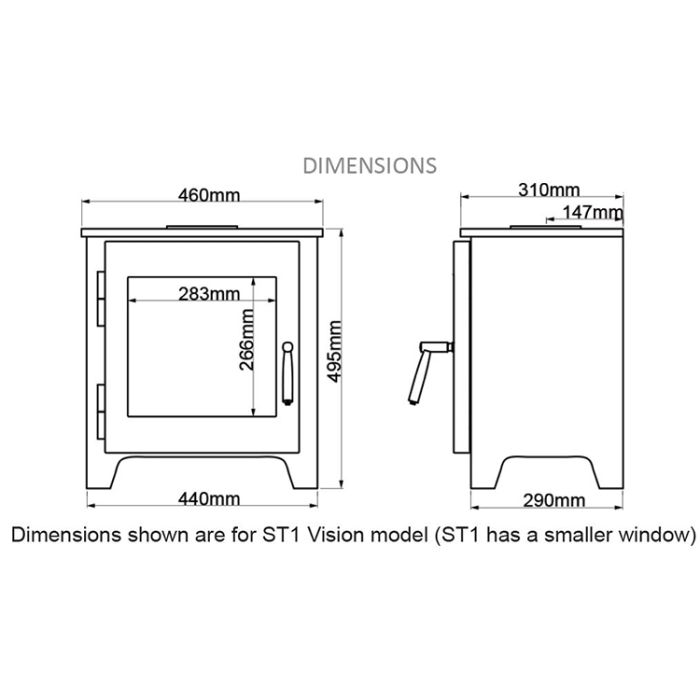 Saltfire ST1 Vision Stove