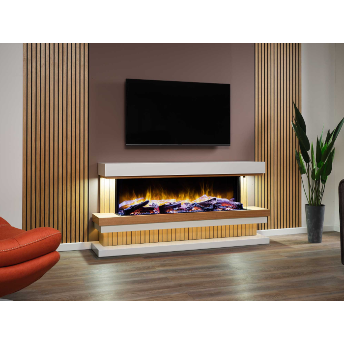 Flamerite E-FX Elara 1300 Electric Fireplace Suite