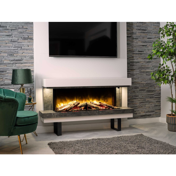 Flamerite E-FX Payton 1000 Electric Fireplace Suite