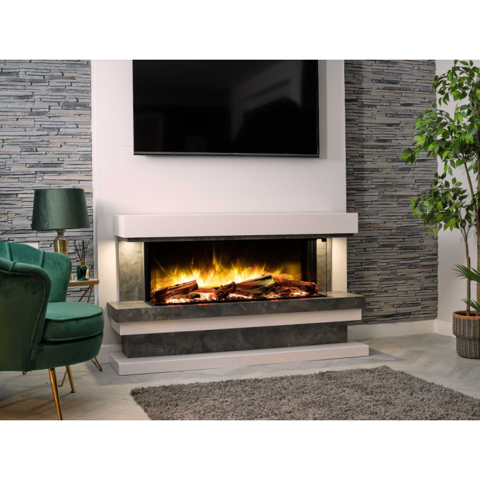Flamerite E-FX Payton 1000 Electric Fireplace Suite