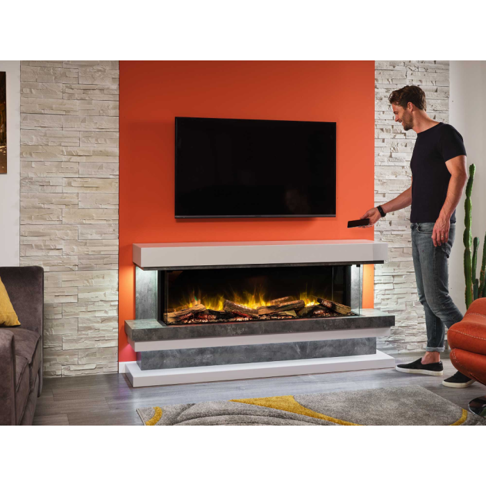 Flamerite E-FX Payton 1300 Electric Fireplace Suite