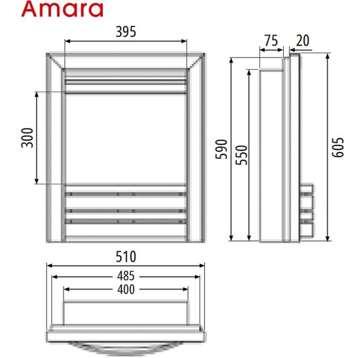 FireFX Amara Electric Fire