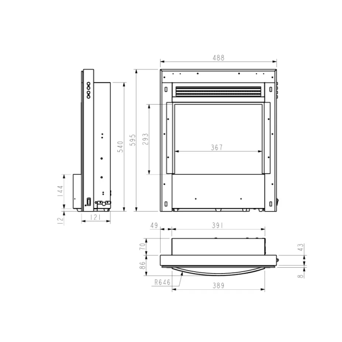 Celsi Ultiflame Ultra SL Essence Electric Fire