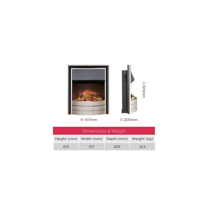 Dimplex Skeldon 3D Optiflame Electric Fire