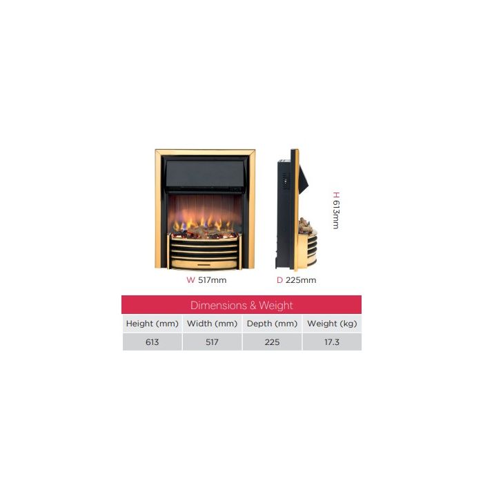 Dimplex Lerwick Optiflame 3D Electric Fire