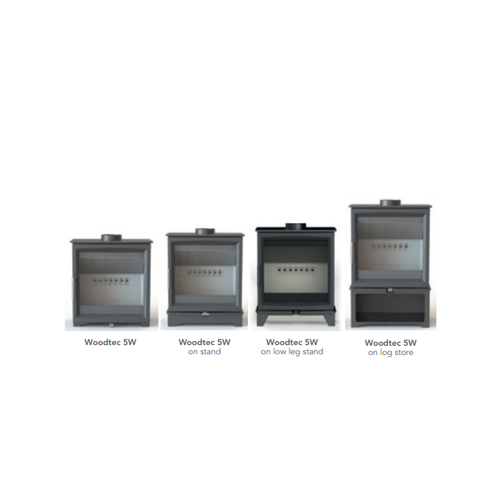 Fireline 7630 Woodtec 5kW Wide Wood Burning Stove