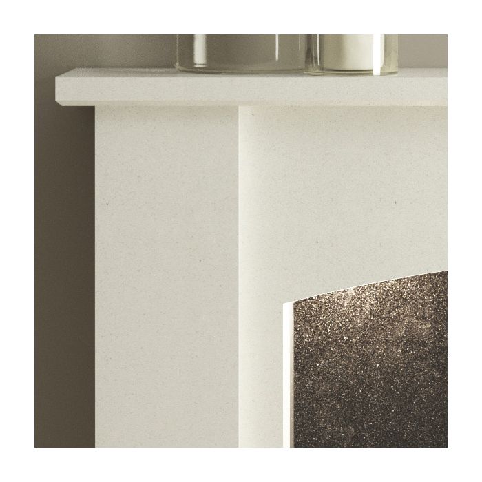 FLARE Collection by Be Modern Somerton Marble Electric Fireplace Suite