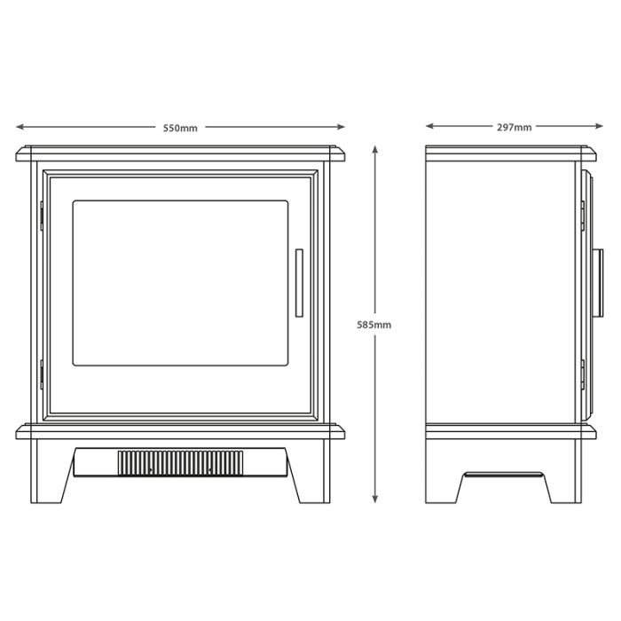 FLARE by Be Modern Southgate Electric Stove