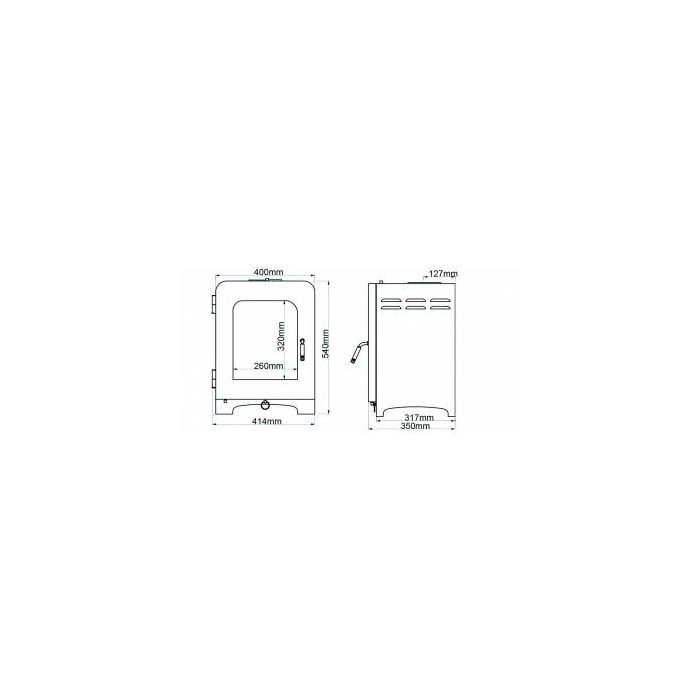 Saltfire ST2 Multi-Fuel / Wood Burning Stove