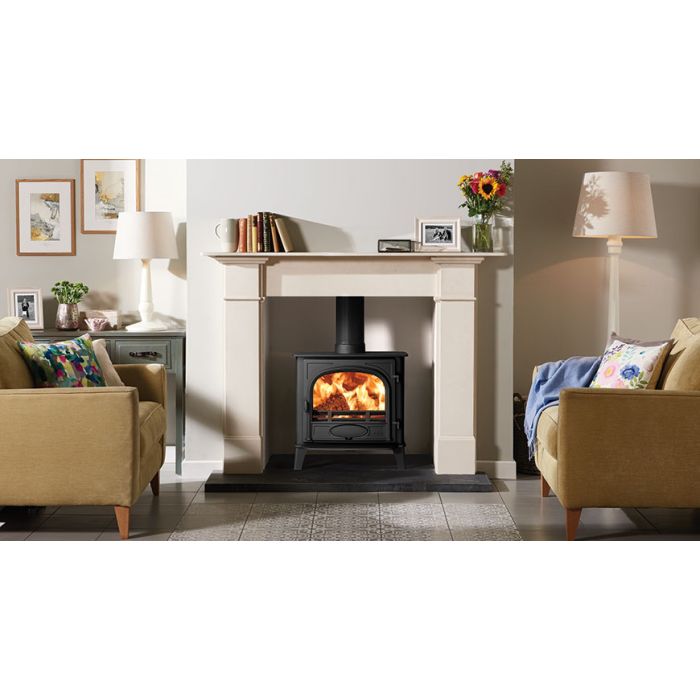 Stovax Stockton 5 Wide Double Door Multi Fuel Stove Eco