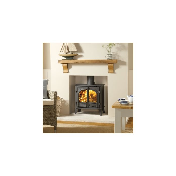 Stovax Stockton 8 Eco Wood Burning Stove with Double Door