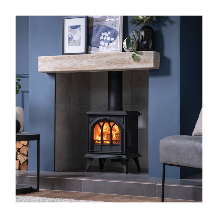 Stovax Huntingdon 20 Eco Wood Burning Stove with Tracery Door