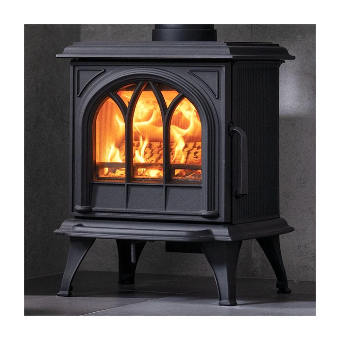 Stovax Huntingdon 20 Eco Wood Burning Stove with Tracery Door