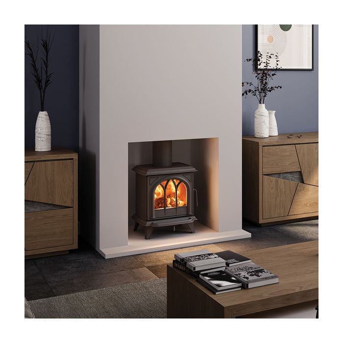 Stovax Huntingdon 20 Eco Multi-Fuel Stove with Tracery Door