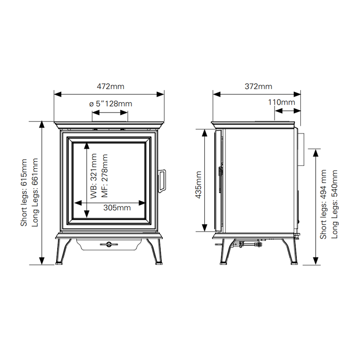 Gazco Sheraton 5 Gas Stove