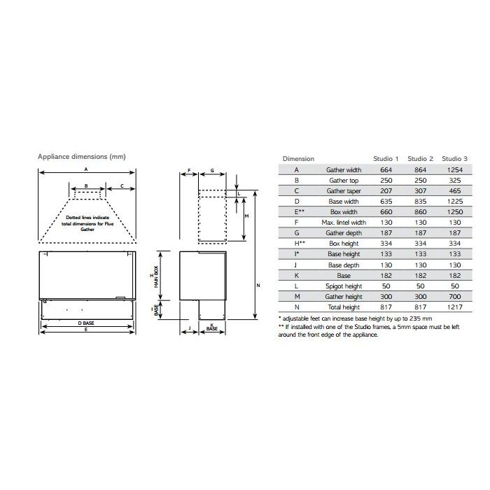 Gazco Studio 2 Glass Fronted Balanced Flue Gas Fire