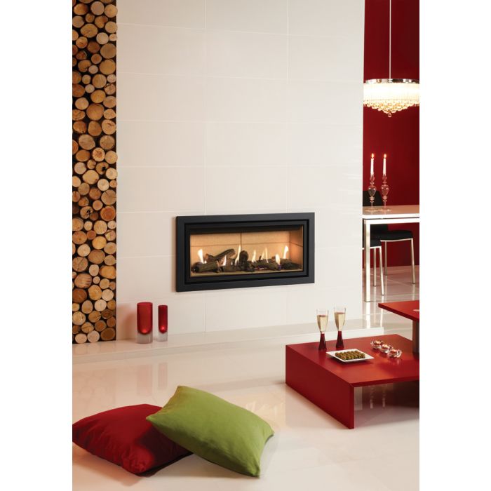 Gazco Studio 2 Glass Fronted Balanced Flue Gas Fire