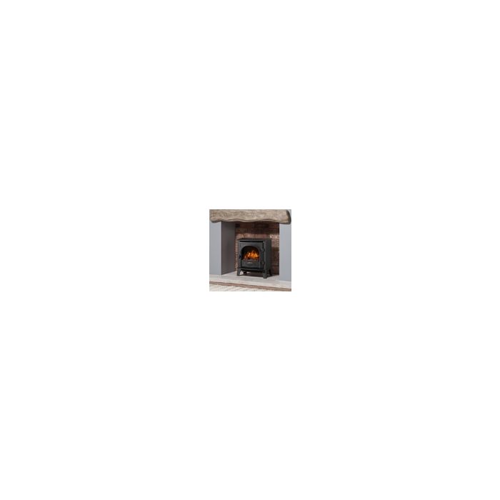 Gazco Stockton 5 Electric Stove - Matt Black