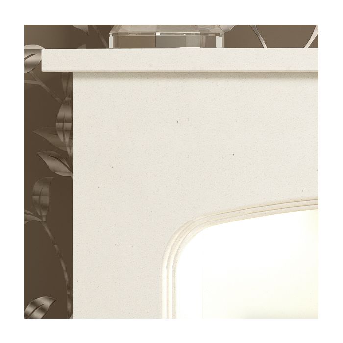 FLARE Collection by Be Modern Tasmin Marble Fireplace