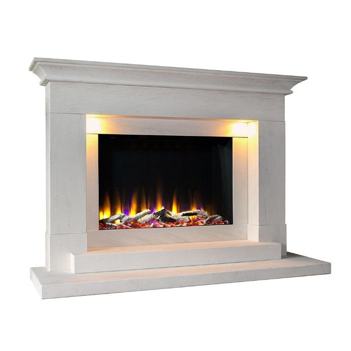 Celsi DLX Aleesia 750 illumia Electric Fireplace Suite