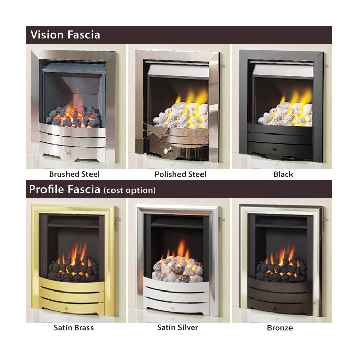 Legend Virage HE 4 Sided Gas Fire