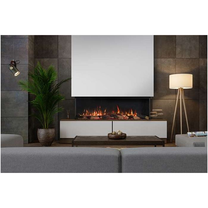 VISION E-LINE SOLUS VS130 LED MEDIA WALL ELECTRIC FIRE