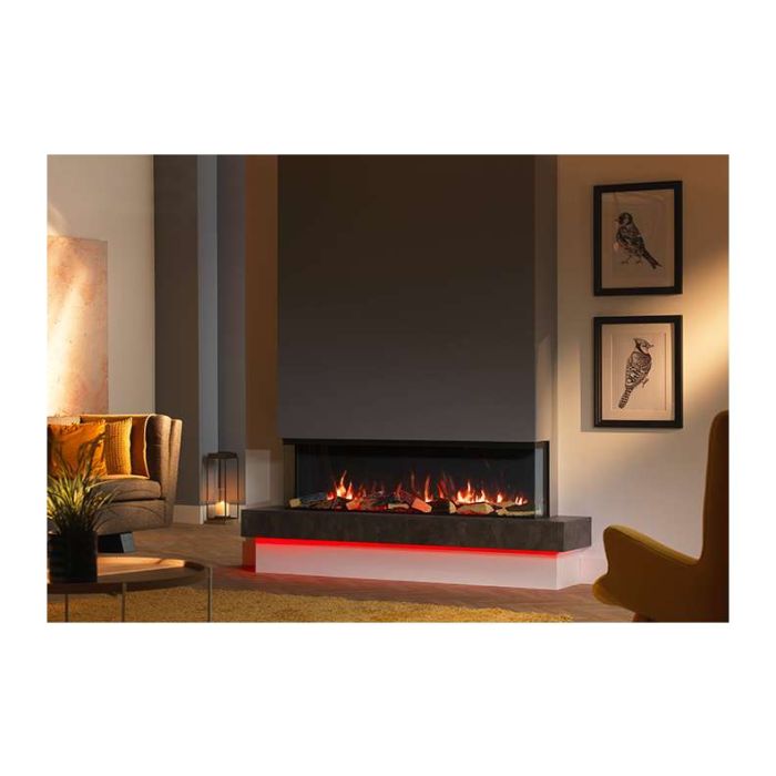 VISION E-LINE SOLUS VS150 LED MEDIA WALL ELECTRIC FIRE
