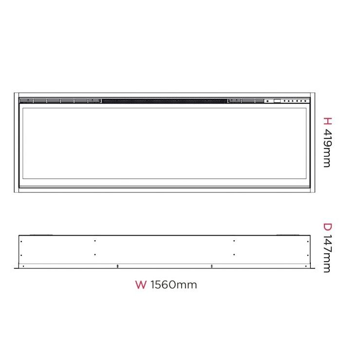 Dimplex Ignite XL 60 Electric Inset Fire