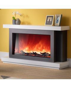 AGA Rayburn Stratus 100 Extra Tall Electric Fireplace Suite