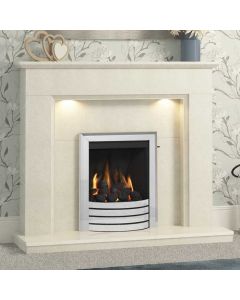 Be Modern Madalyn Marble Fireplace Suite
