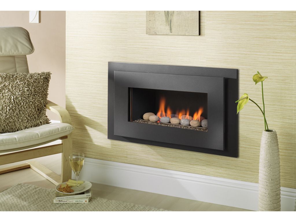 Crystal Miami Remote Control Gas Fire